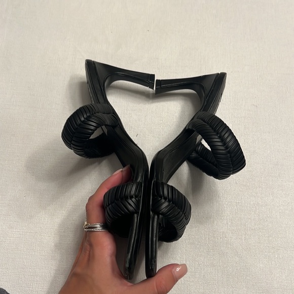 Caverley Venus Mule Black Hand Braided Leather - Picture 6 of 11